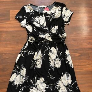 Pink blush floral dress